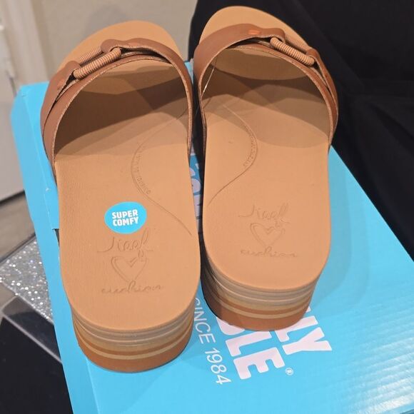 Reef Banded Horizon Buckle Slide Sandal- Brown - Picture 12 of 12